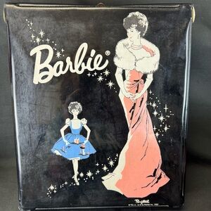 Vintage 1962 Black Barbie Doll Ponytail Carry Case